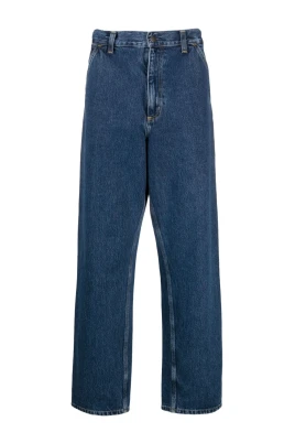 Indigo Blå Denim Straight Leg Jeans