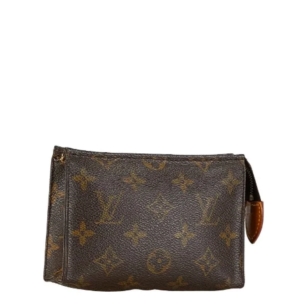 Louis Vuitton Vintage Pre-owned Canvas clutches Brown Dames