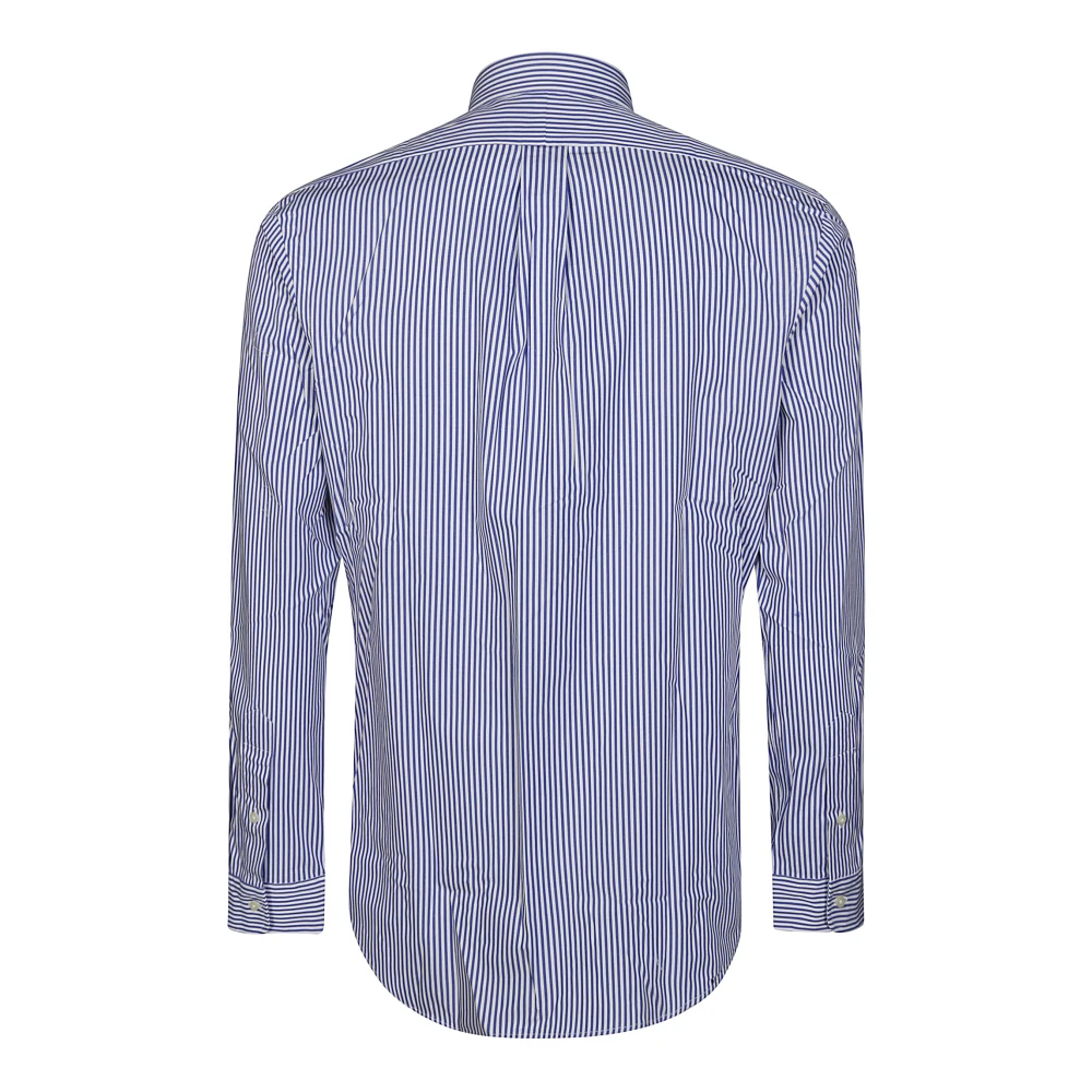 Polo Ralph Lauren Gestreept Bistretch Poplin Overhemd Blue Heren