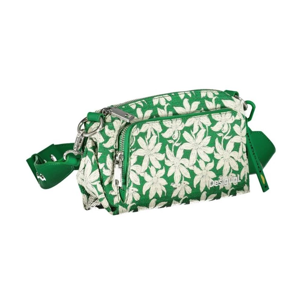 Desigual Groene handtas met meerdere zakken Green Dames