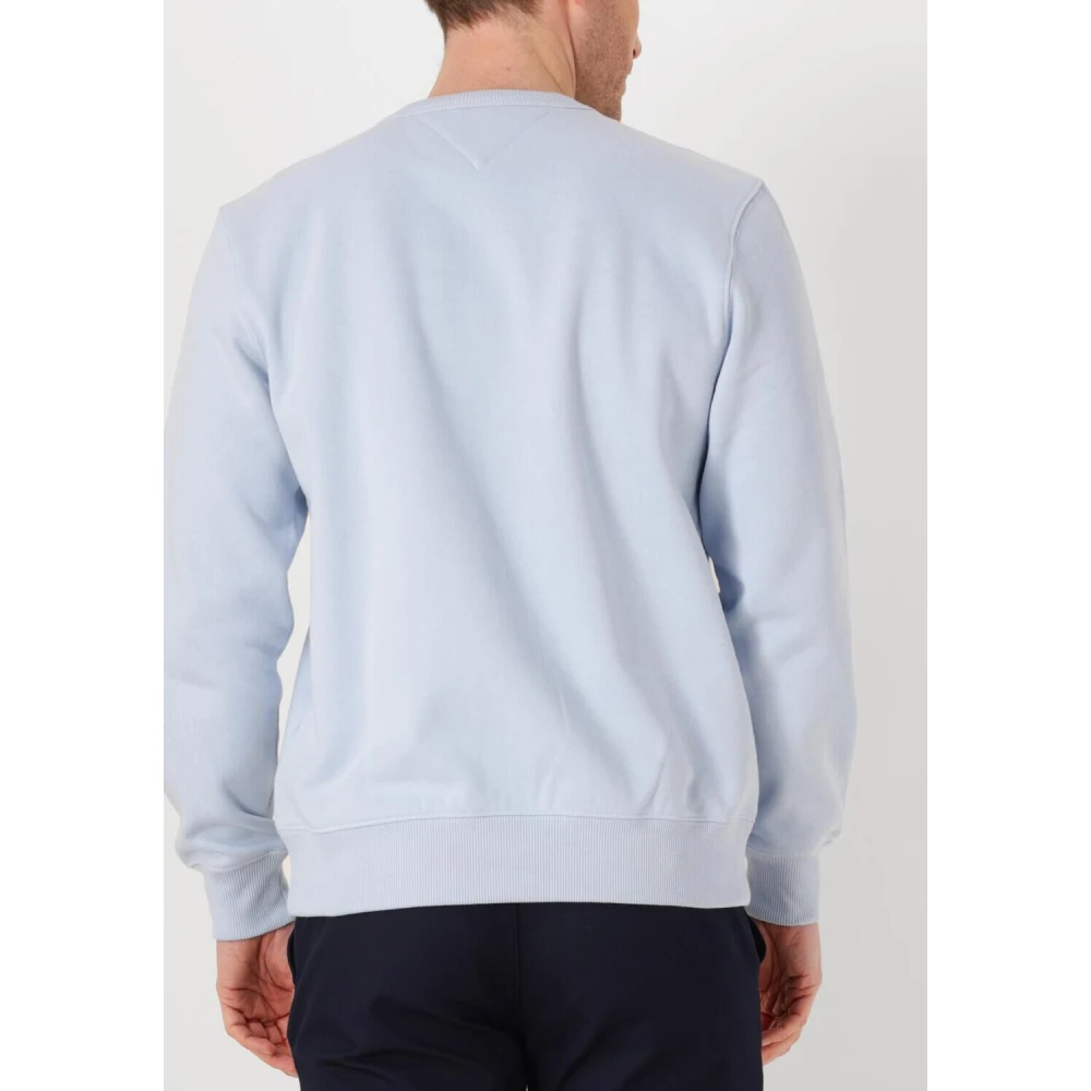 Tommy Hilfiger Blauwe Monotype Label Sweatshirt Blue Heren