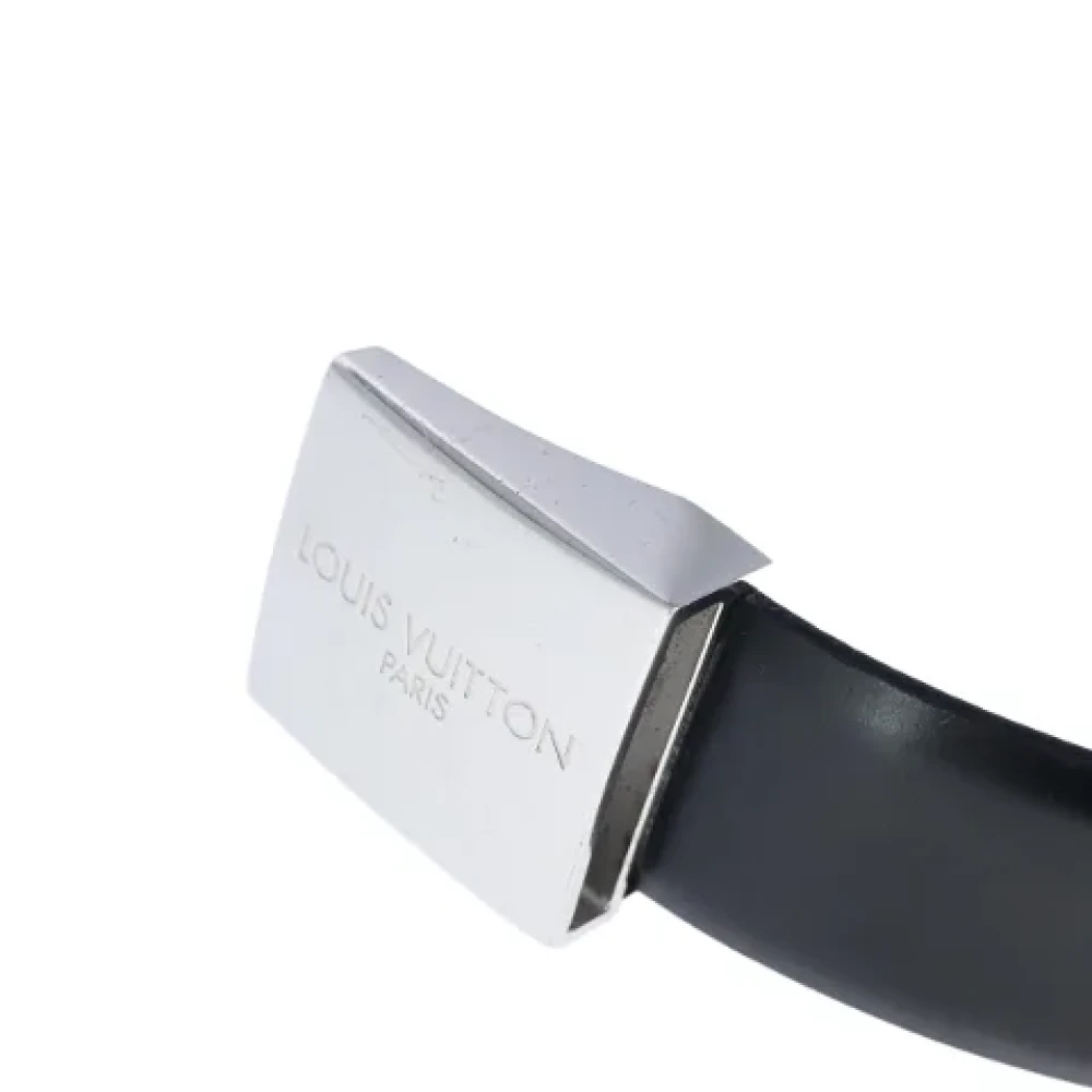 Louis Vuitton Vintage Pre-owned Leather belts Black Dames