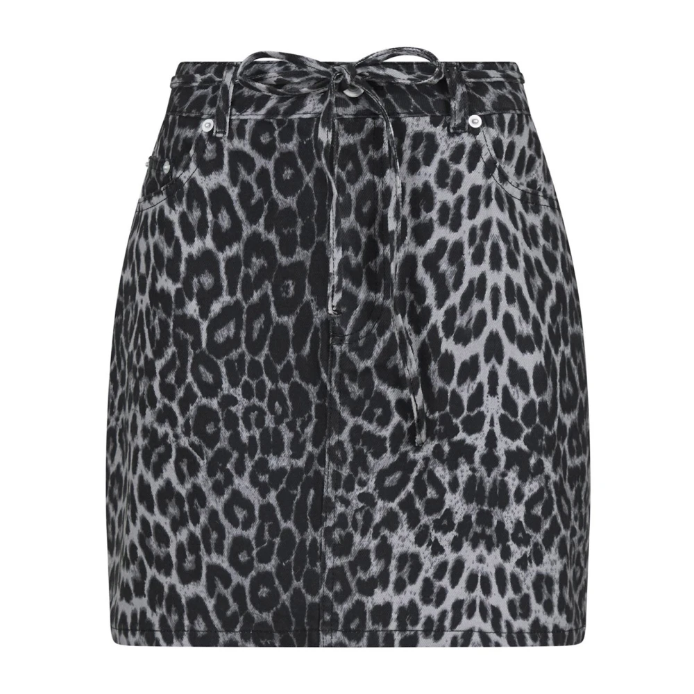 NEO NOIR Grijze Leo Denim Rok Henrietta Gray Dames