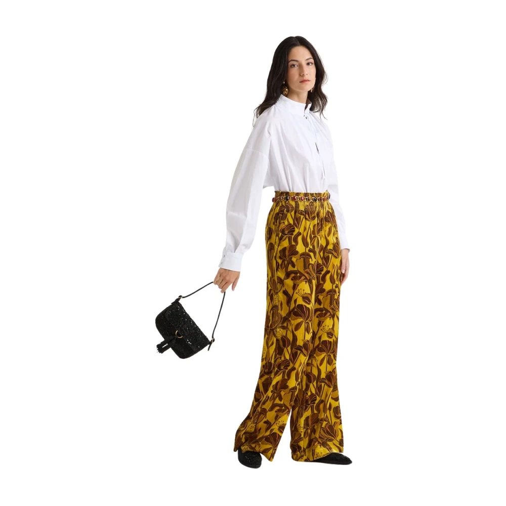 Maliparmi Donna Giallo Pantaloni, Xl, New,