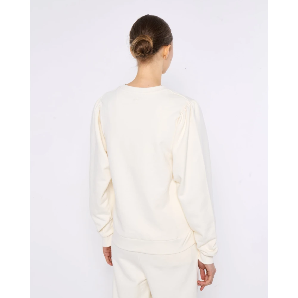 Silvian Heach Oversize Ronde Hals Sweater White Dames