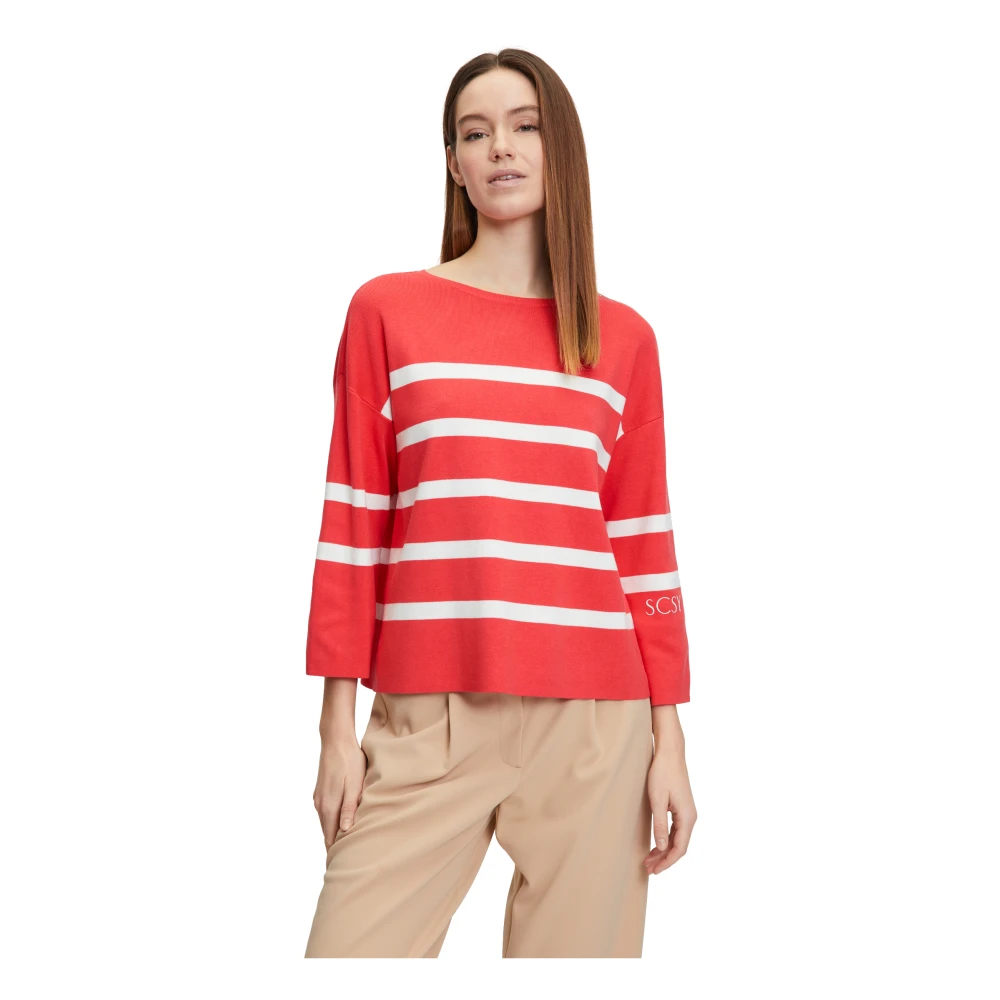 Betty Barclay Gestreepte Fijngebreide Trui Multicolor Dames