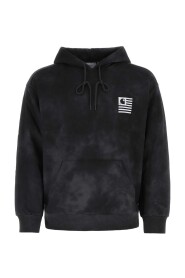 Coton noir à capuche chromo sueur