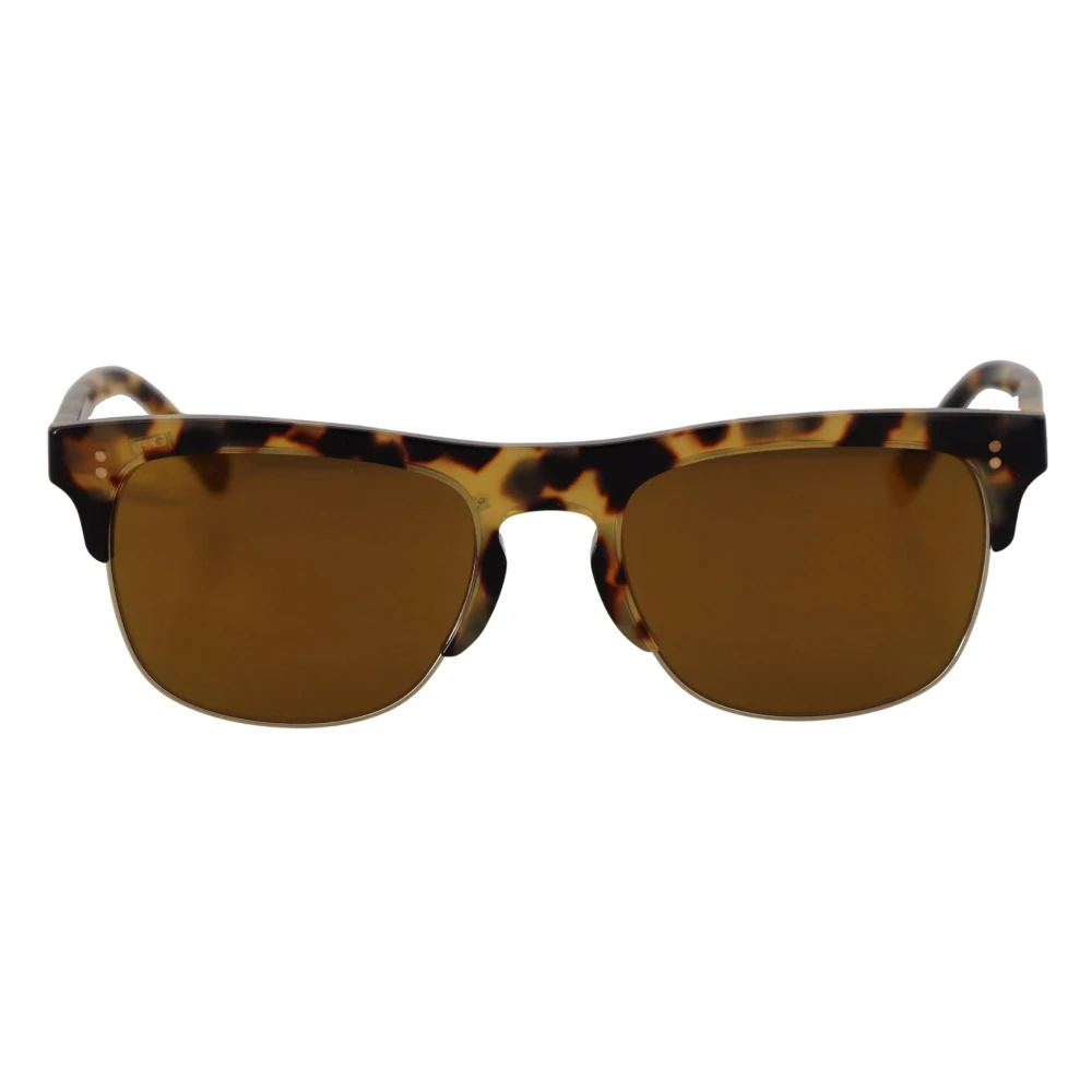 Dolce & Gabbana Artistieke Bruine Zonnebril voor Vrouwen Brown Dames