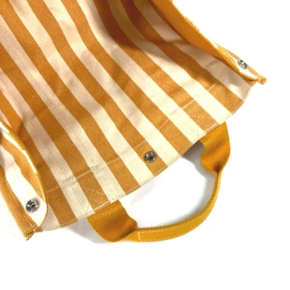 Hermès Vintage Pre-owned Canvas handbags Orange Dames