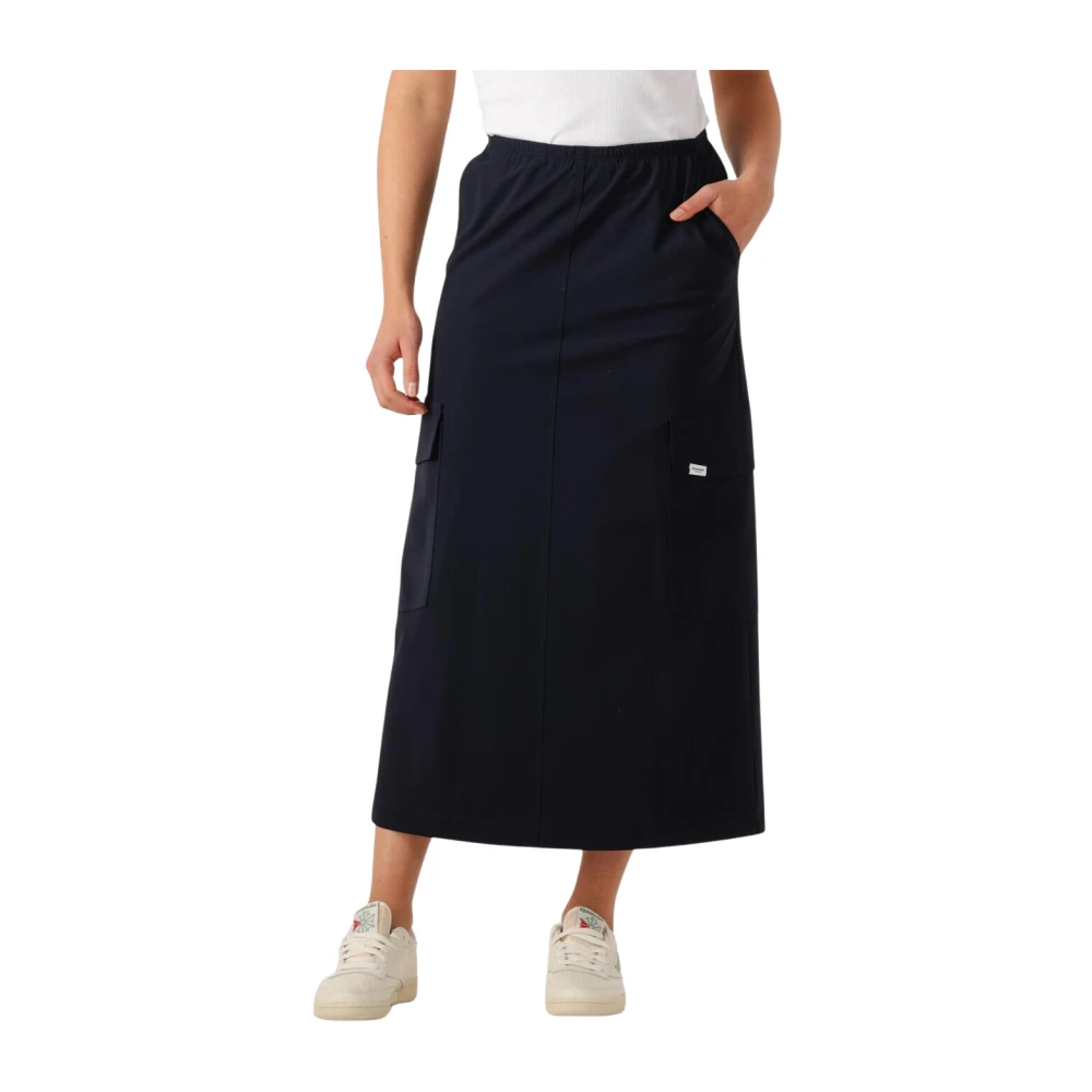 Penn&Ink N.Y Blauwe Minirok Stijlvol Garderobe Essential Black Dames