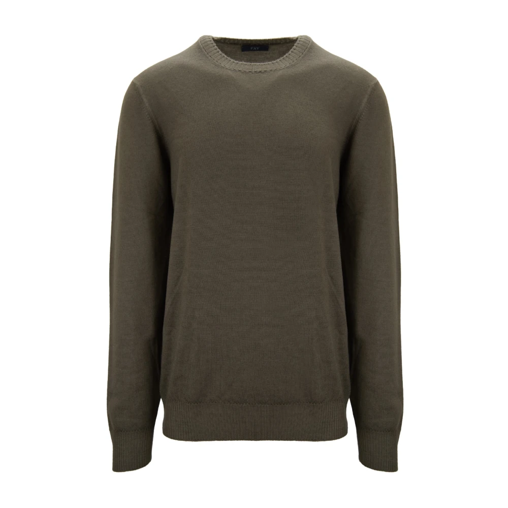 Knitwear > Round-neck Knitwear - - Fay - Modalova