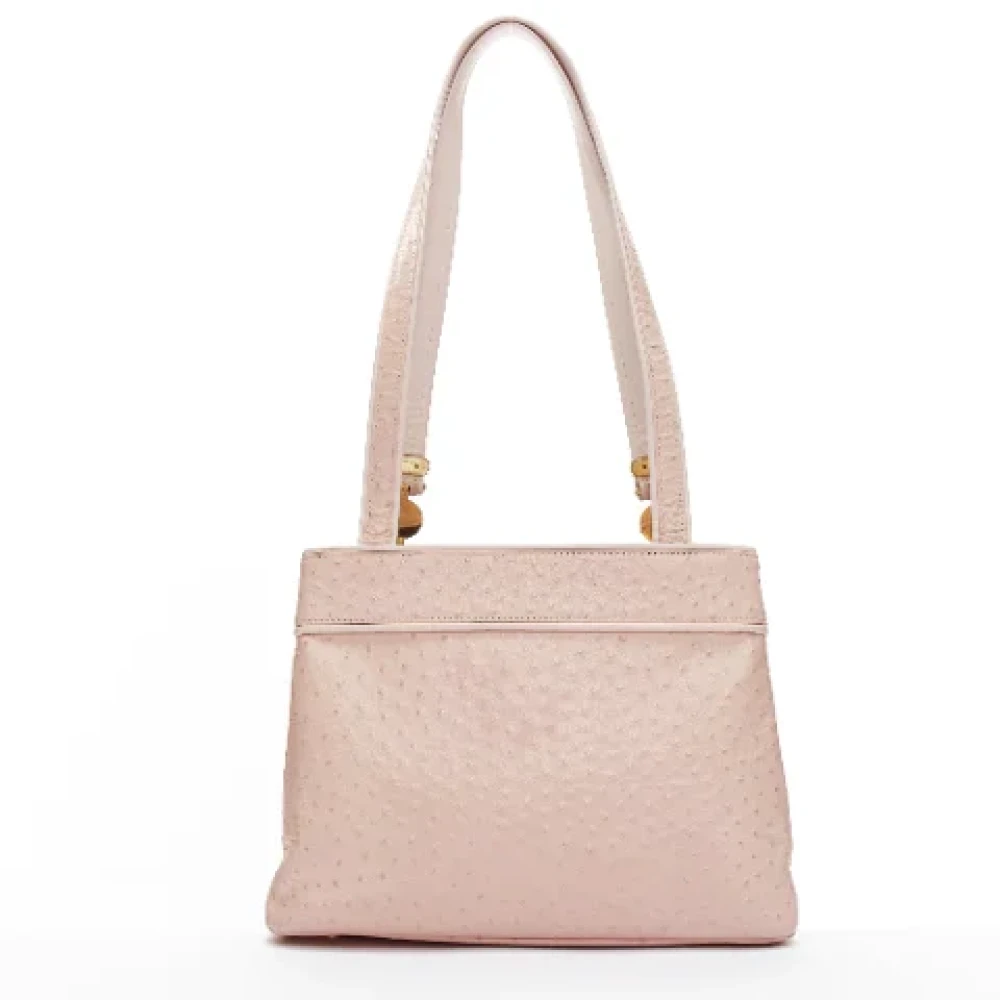 Versace Pre-owned Leather totes Pink Dames