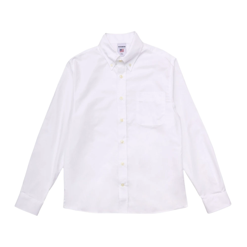 Sebago Men's White Whaleback Button Down Shirt - Formal Shirts - S - Shirts