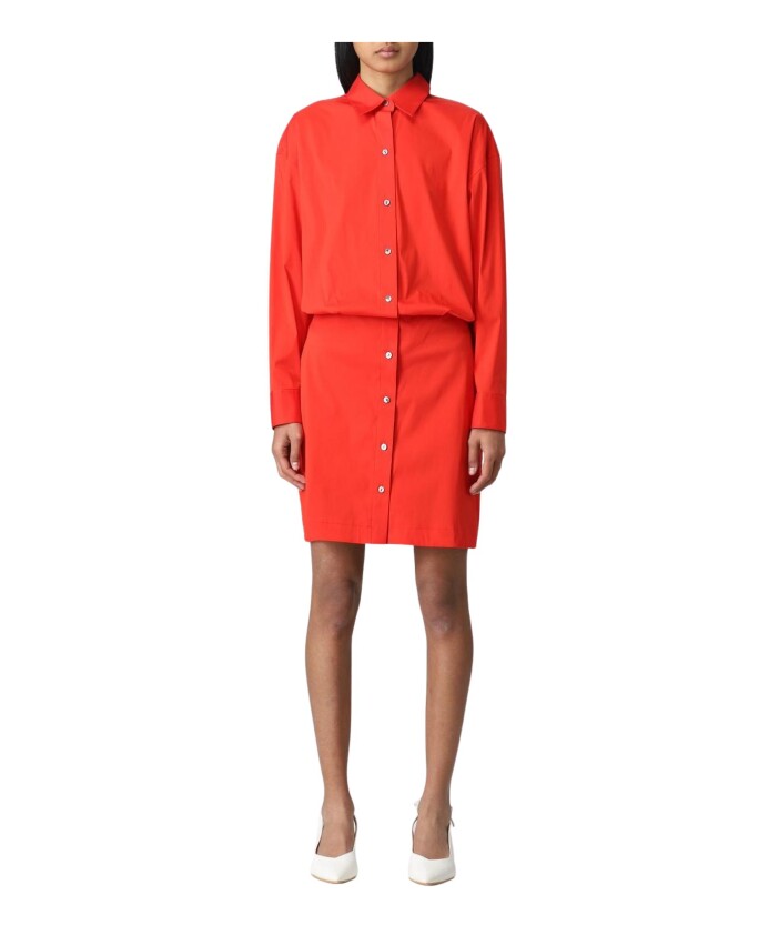 robe-rouge-en-coton-popeline