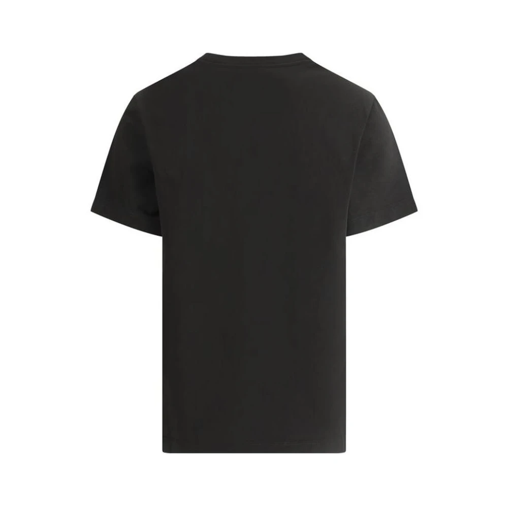Kenzo Monogram Bloemenlogo Tee Korte Mouw Black Dames