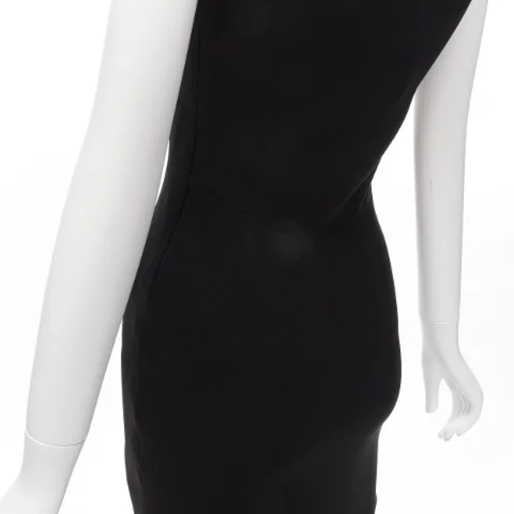 Dior Vintage Pre-owned Silk dresses Black Dames