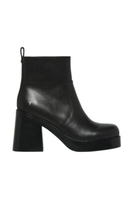 black-leather-women-s-ankle-boots-size-38