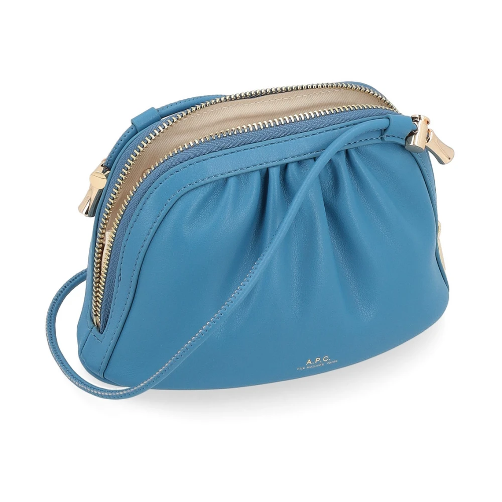 A.p.c. Ninon Kleine Portemonnee Tas Blue Dames