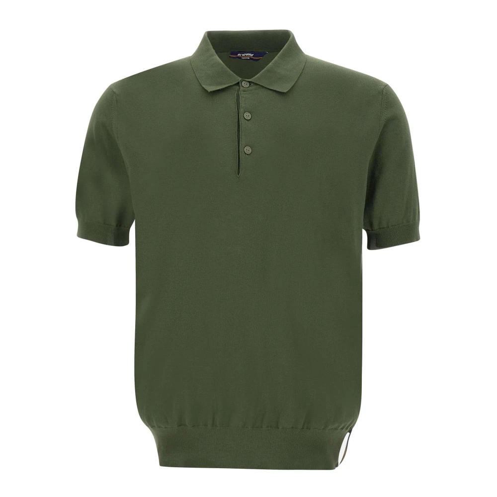 K-Way Men's Green Pleyne Polo Shirt - Polo Shirts - Xl - Tops