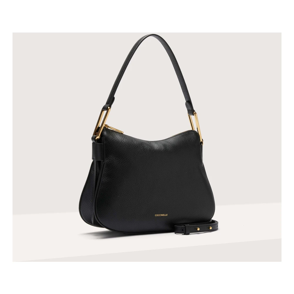 Coccinelle Zwarte Magie Dames Leren Tas Black Dames