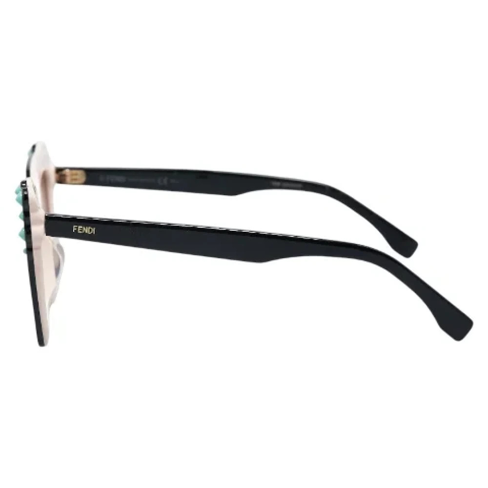 Fendi Vintage Pre-owned Plastic sunglasses Black Dames