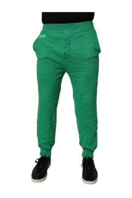 green-stretch-fabric-casual-jogger-pants
