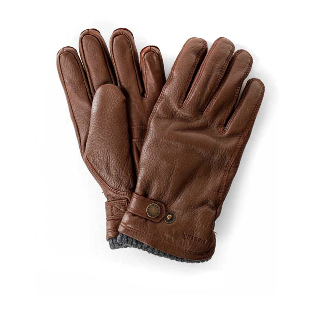 Hestra Hirschleder Primaloft Handschoenen Cork Brown Heren