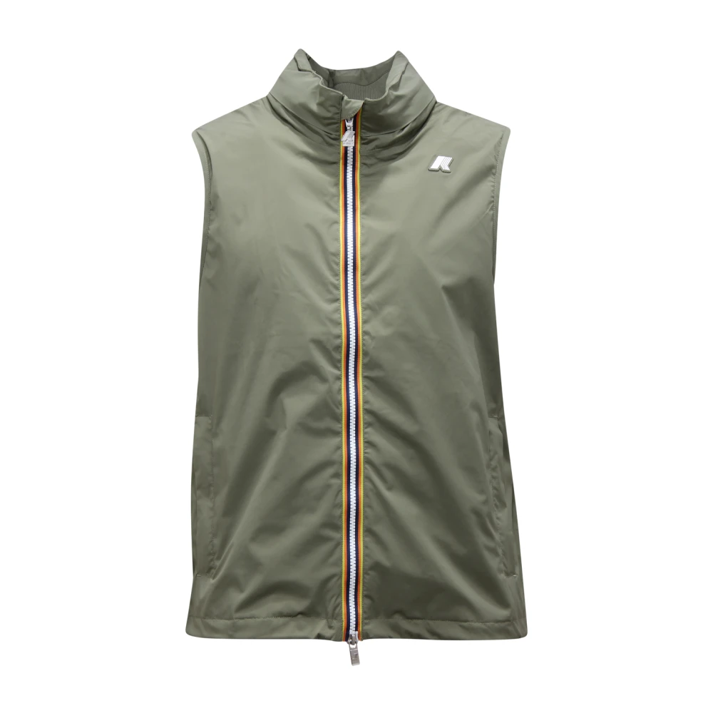 K-Way Men's Green Valen Stretch Vest - Waistcoats - Xl - Jackets
