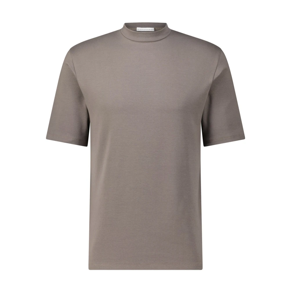 Kiefermann Katoenen Paddys T-Shirt Stijlvol Comfort Gray Heren