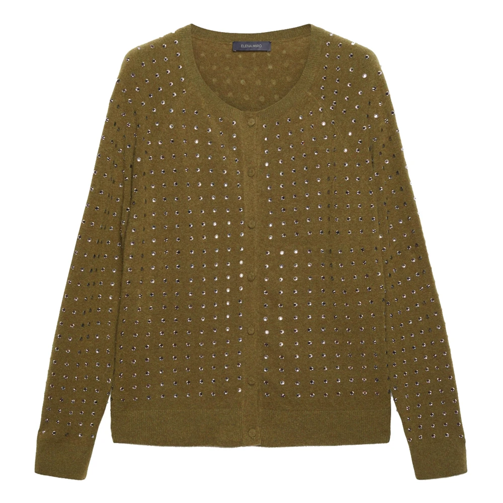 Elena Mirò Stijlvolle Maglie Shirt Green Dames