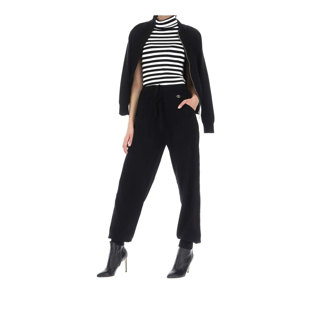 Twinset Broek Black Dames