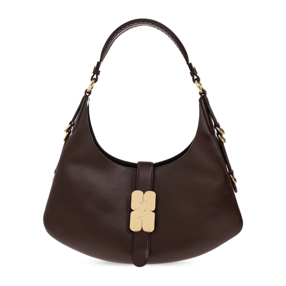 Ganni Donna Marrone - Piccola Borsa Kat - Bags - One Size