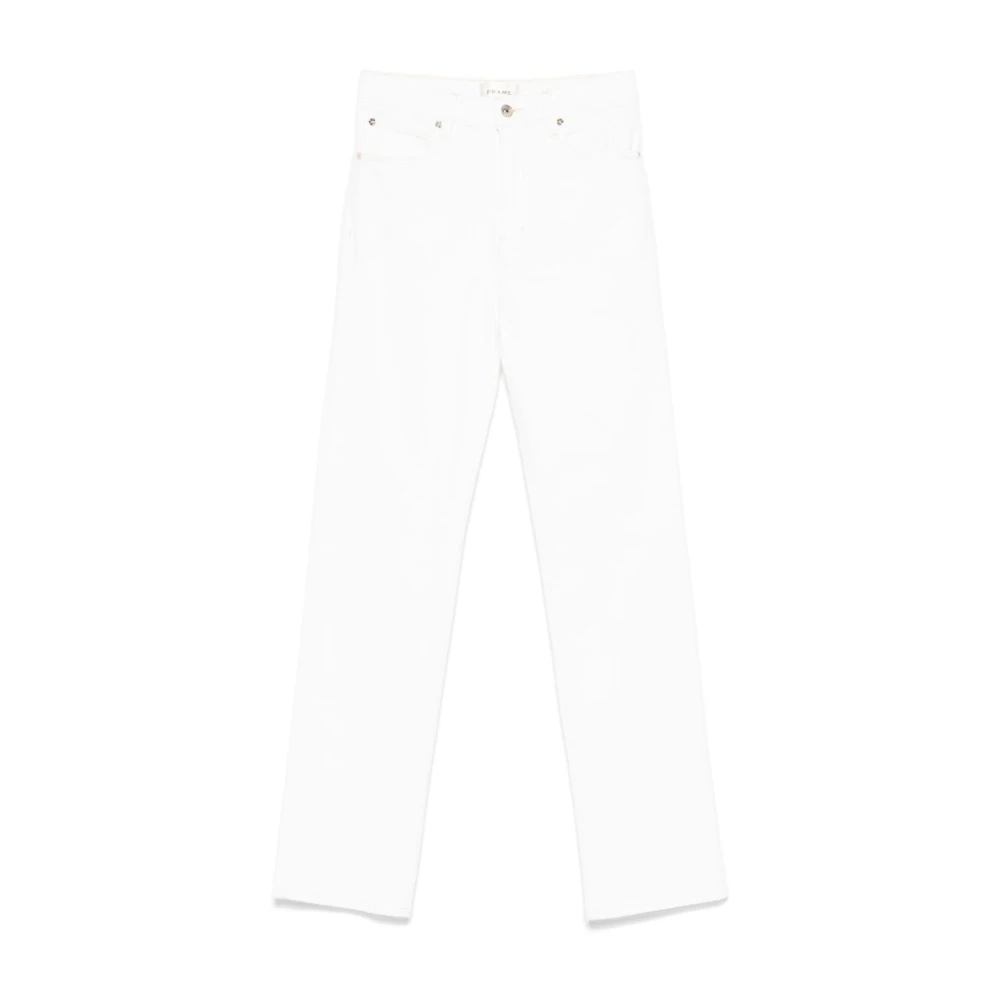 Frame Witte Ruler Jeans White Dames