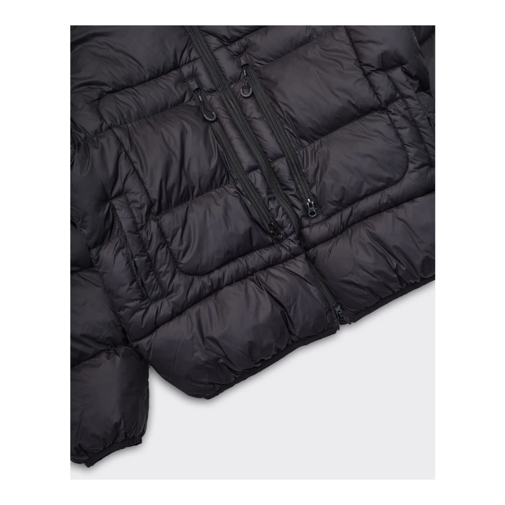 Iuter Zwarte Storm Puffer Jas Black Heren