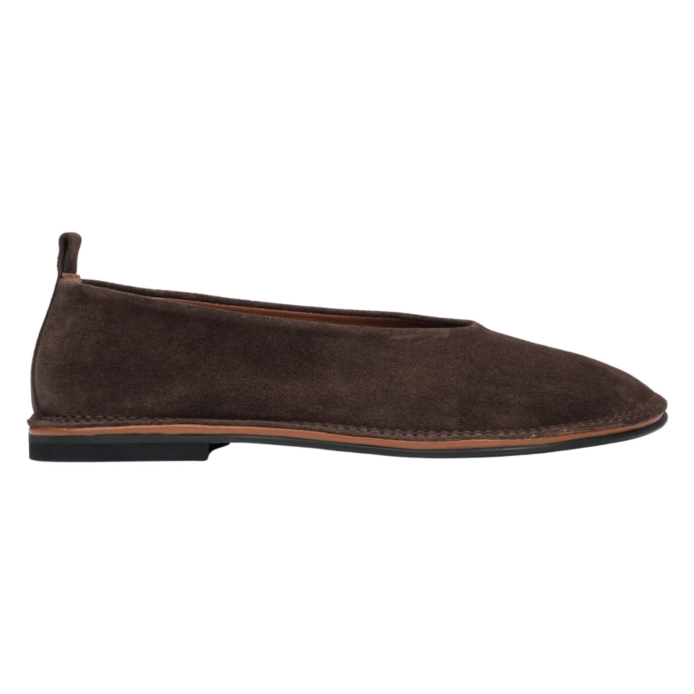 Estro Mujer Marrón - Bailarinas Suaves De Terciopelo - Shoes - 36 Eu