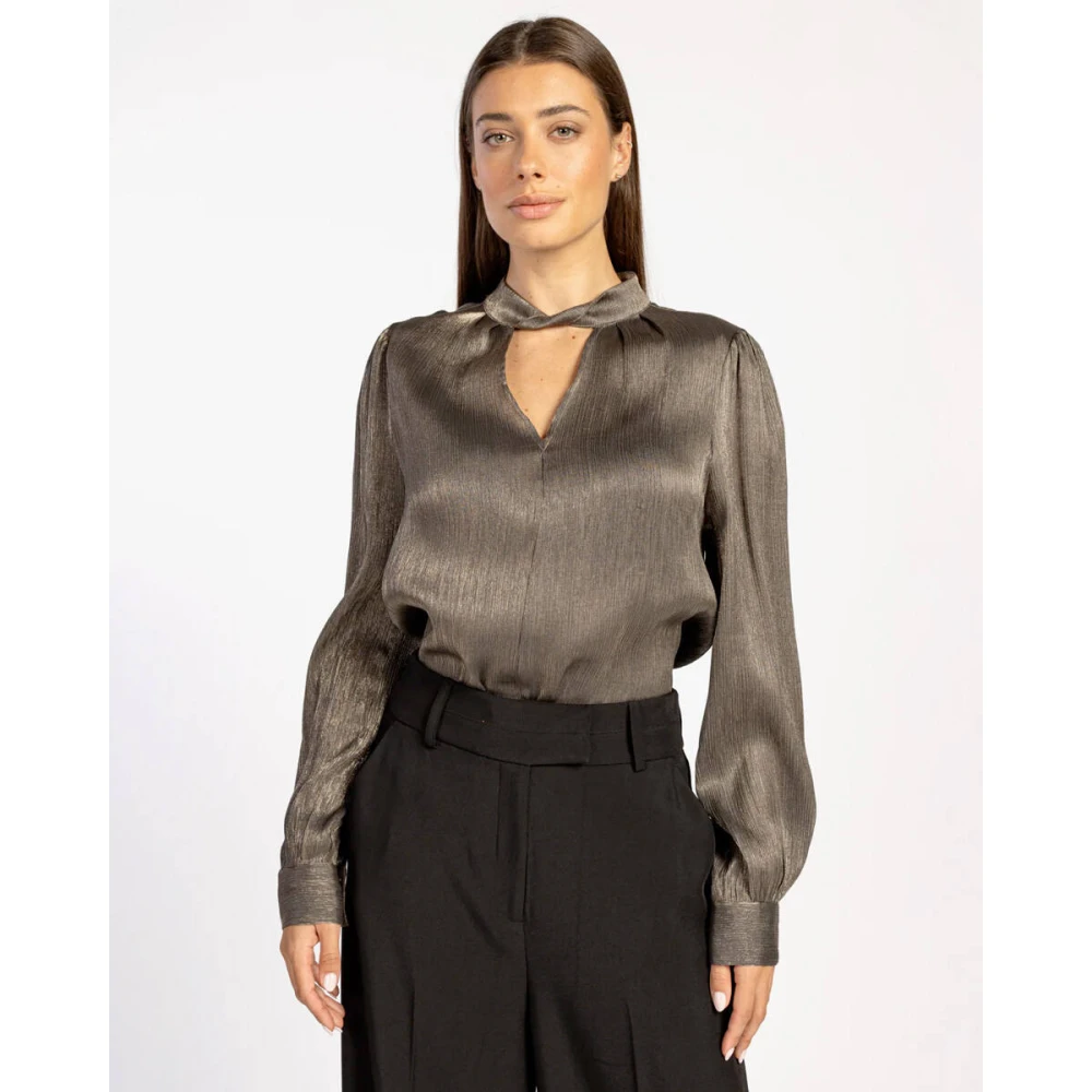 Aaiko Gebelde Broek Nore Stijl Black Dames