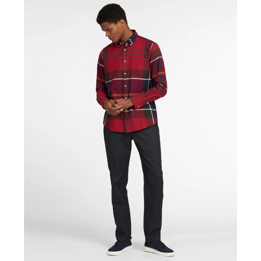 Barbour Rode Dunoon Op Maat Gemaakt Overhemd Multicolor Heren