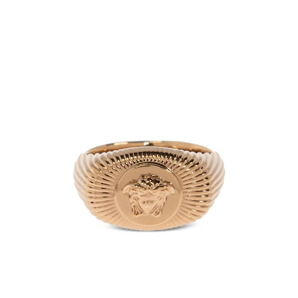 Versace Homme Jaune - Medusa Biggie Ring - Accessoires - Taille: 60 Mm