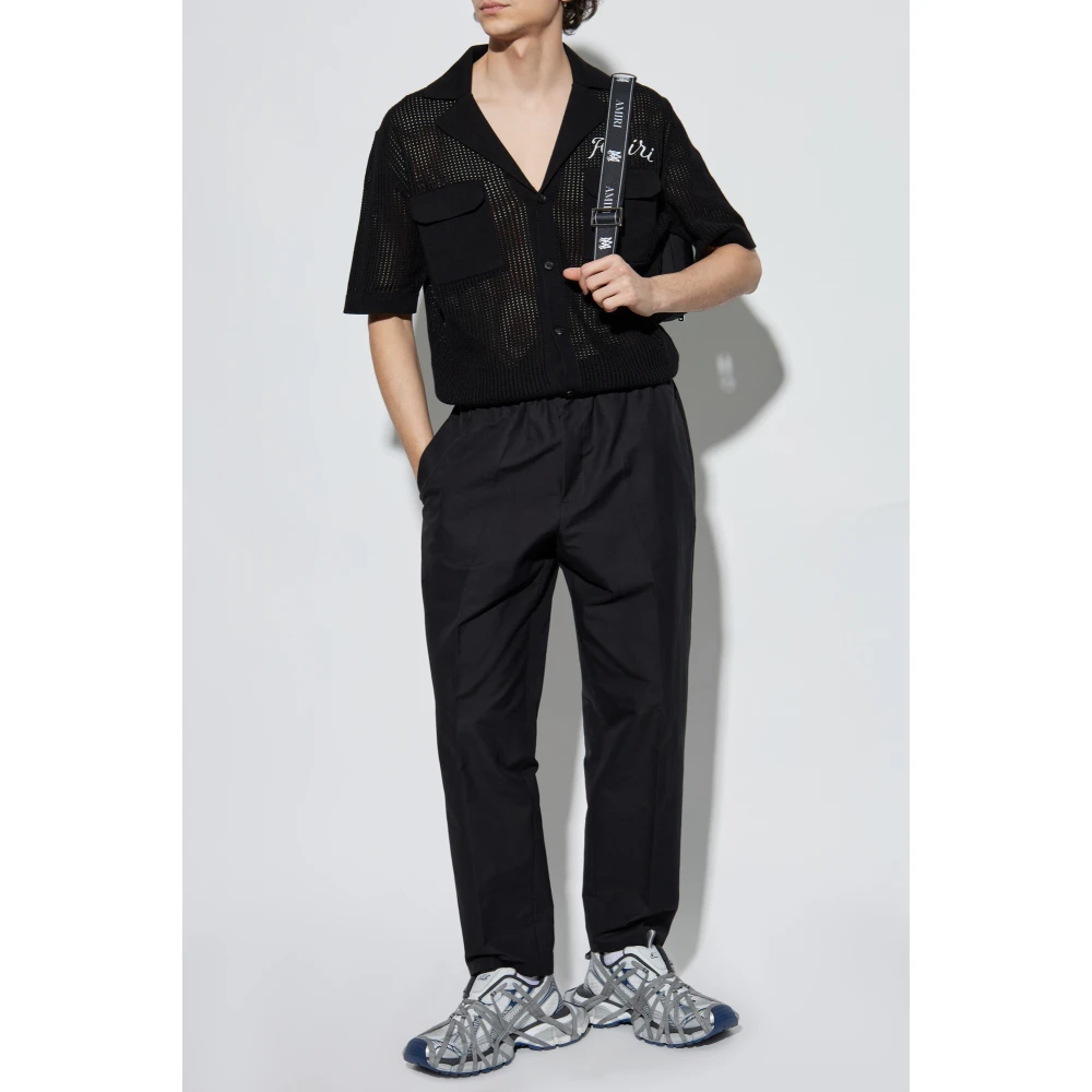 Amiri Shirt met logo Black Heren