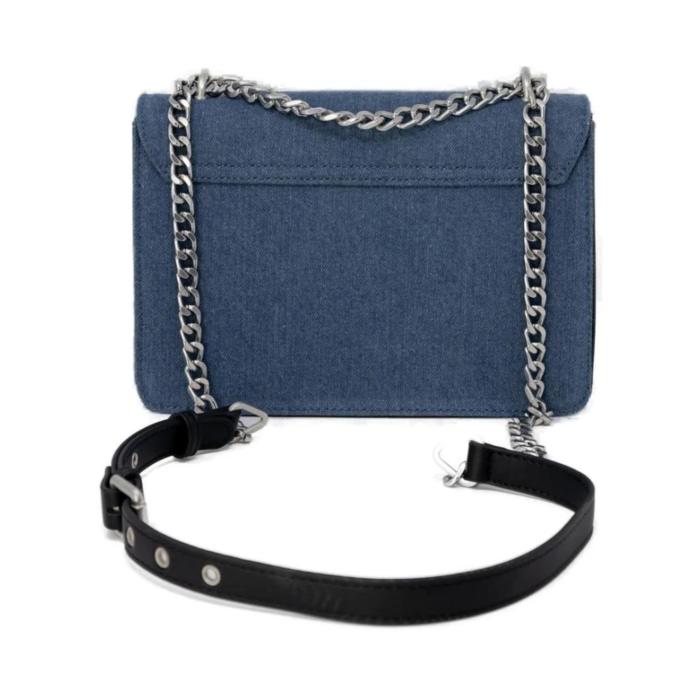 Replay Eenvoudige schoudertas met clip Blue Dames