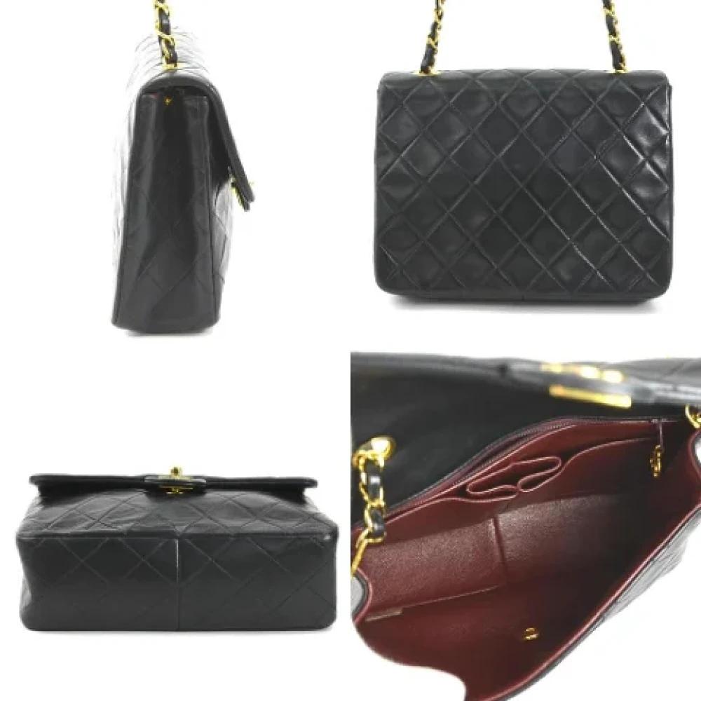 Chanel Vintage Pre-owned Leather chanel-bags Black Dames