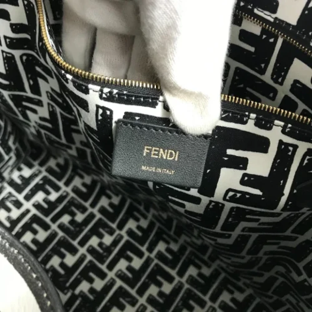 Fendi Vintage Pre-owned Coated canvas fendi-bags White Dames