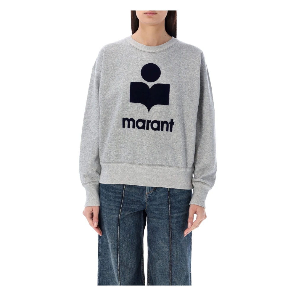 Isabel Marant Étoile Zachte katoenen sweatshirt voor vrouwen Gray Dames