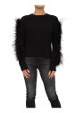 pull-en-tricot-a-plumes-noir
