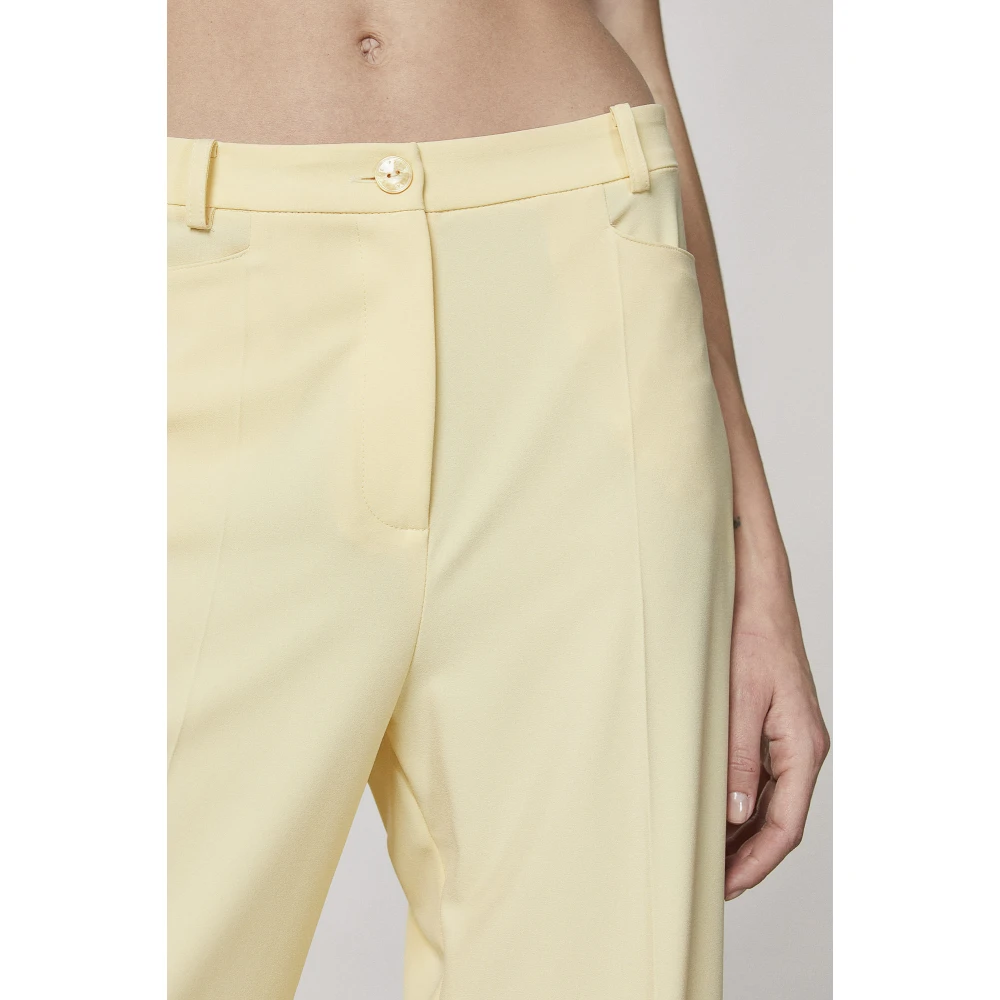 PATRIZIA PEPE Palazzo Broeken Yellow Dames