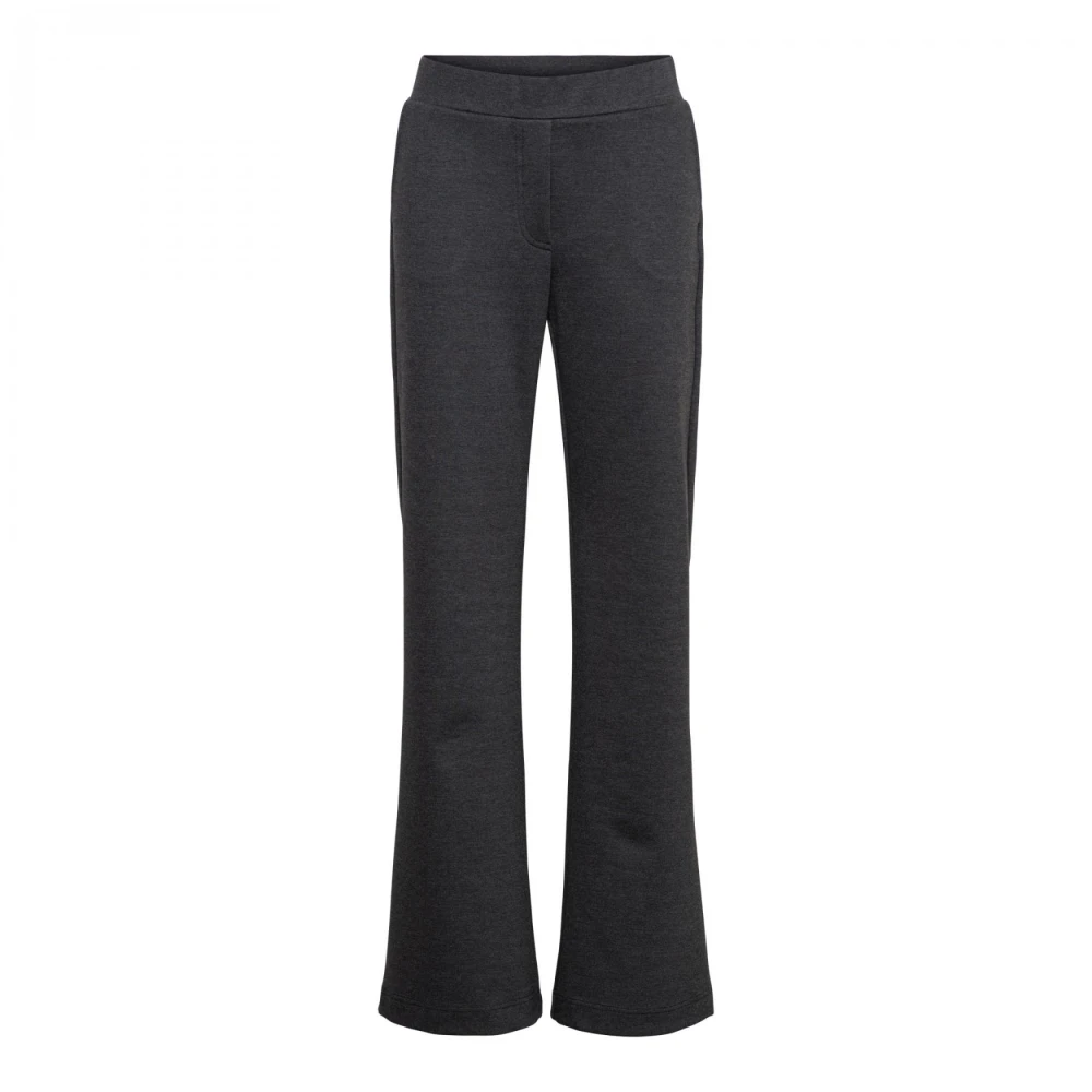 &Co Woman Grijze Tiana Punta Broek met Details Gray Dames