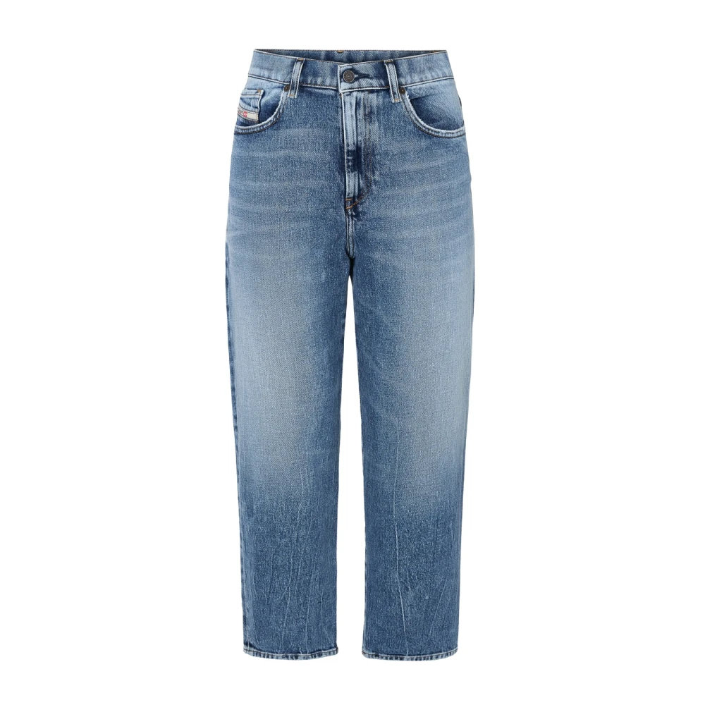 Diesel Blauwe Gewassen Denim Jeans Blue Dames