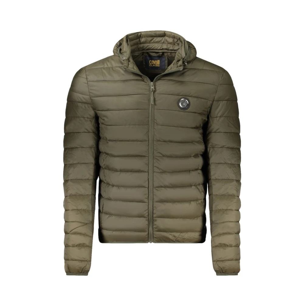 Cavalli Class Men's Green Winter Jackets, 2XL, Polyester Jacket