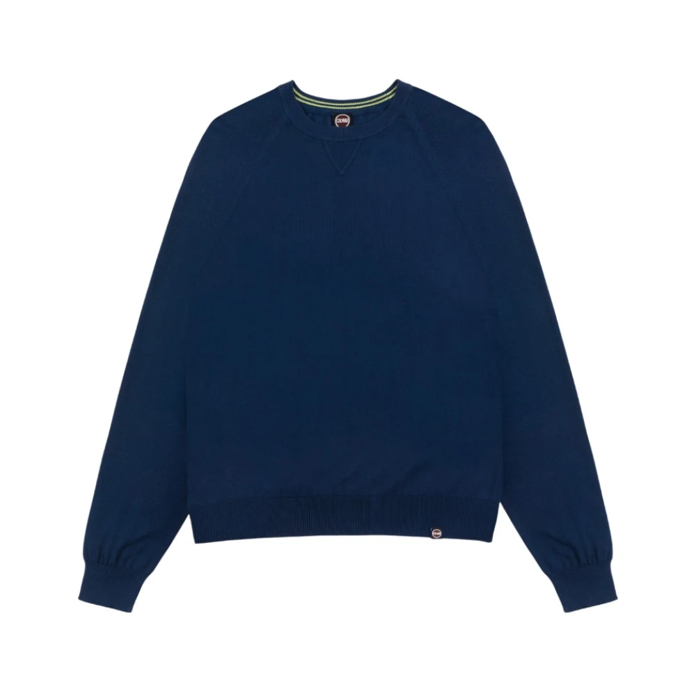 Colmar Mannelijk Blauw Truien & Vesten Heren, 2XL, Katoen, Lichtgewicht Trui Met Ronde Hals