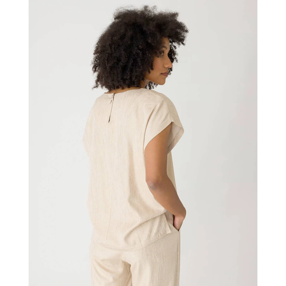 Anna Van Toor Lange mouw blouse Yellow Dames